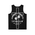 Kingdom Strength Lifting Club Tank | Cross Dumbbell Faith Workout