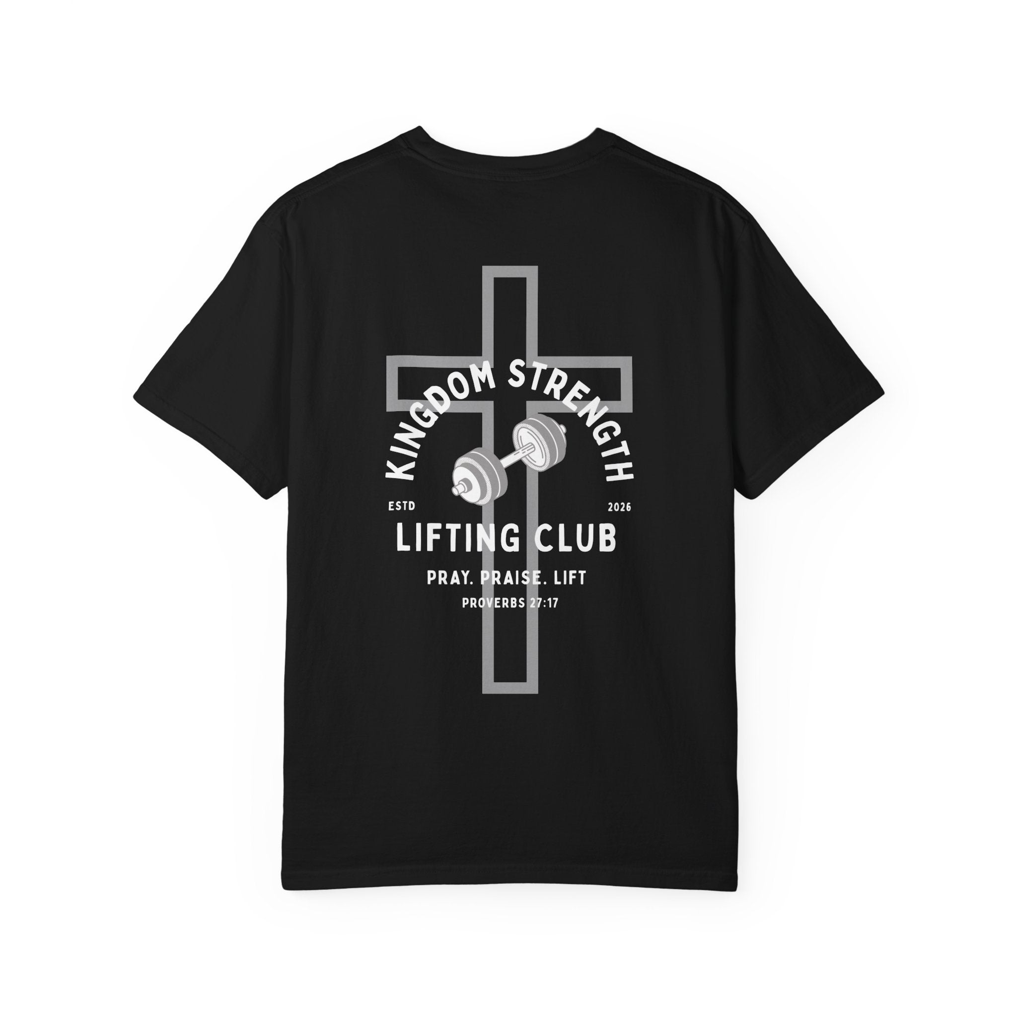 Kingdom Strength Lifting Club T-Shirt | Built By God Gym Apparel