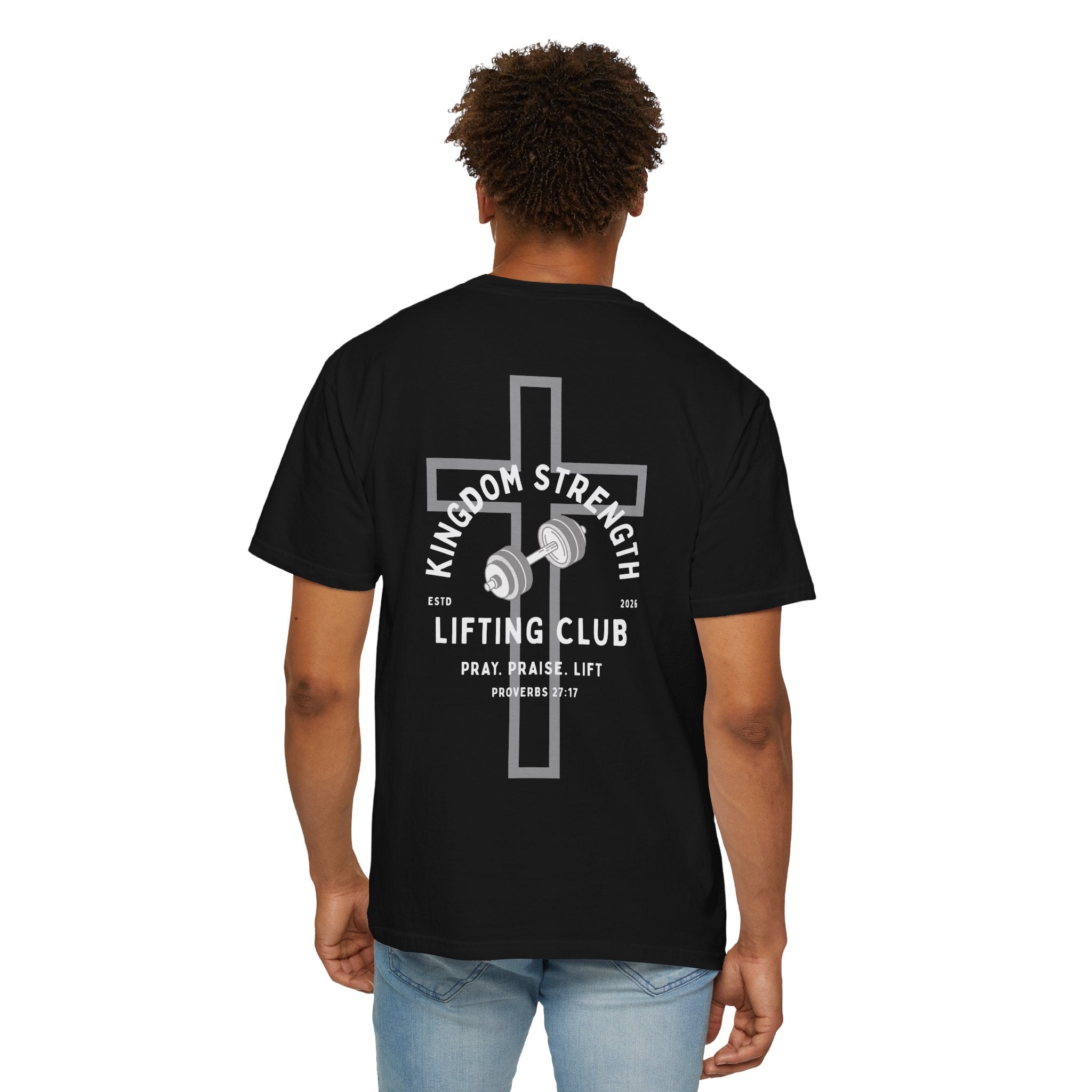 Kingdom Strength Lifting Club T-Shirt | Built By God Gym Apparel