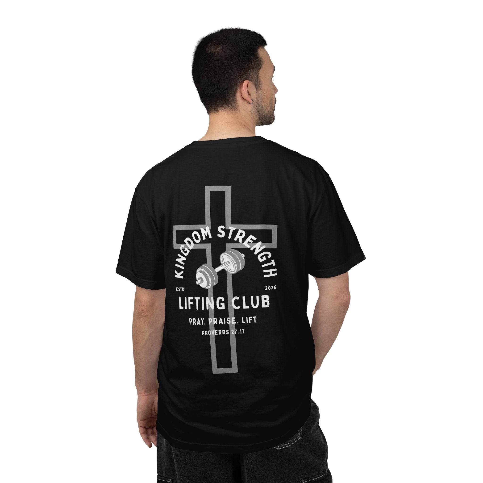 Kingdom Strength Lifting Club T-Shirt | Built By God Gym Apparel